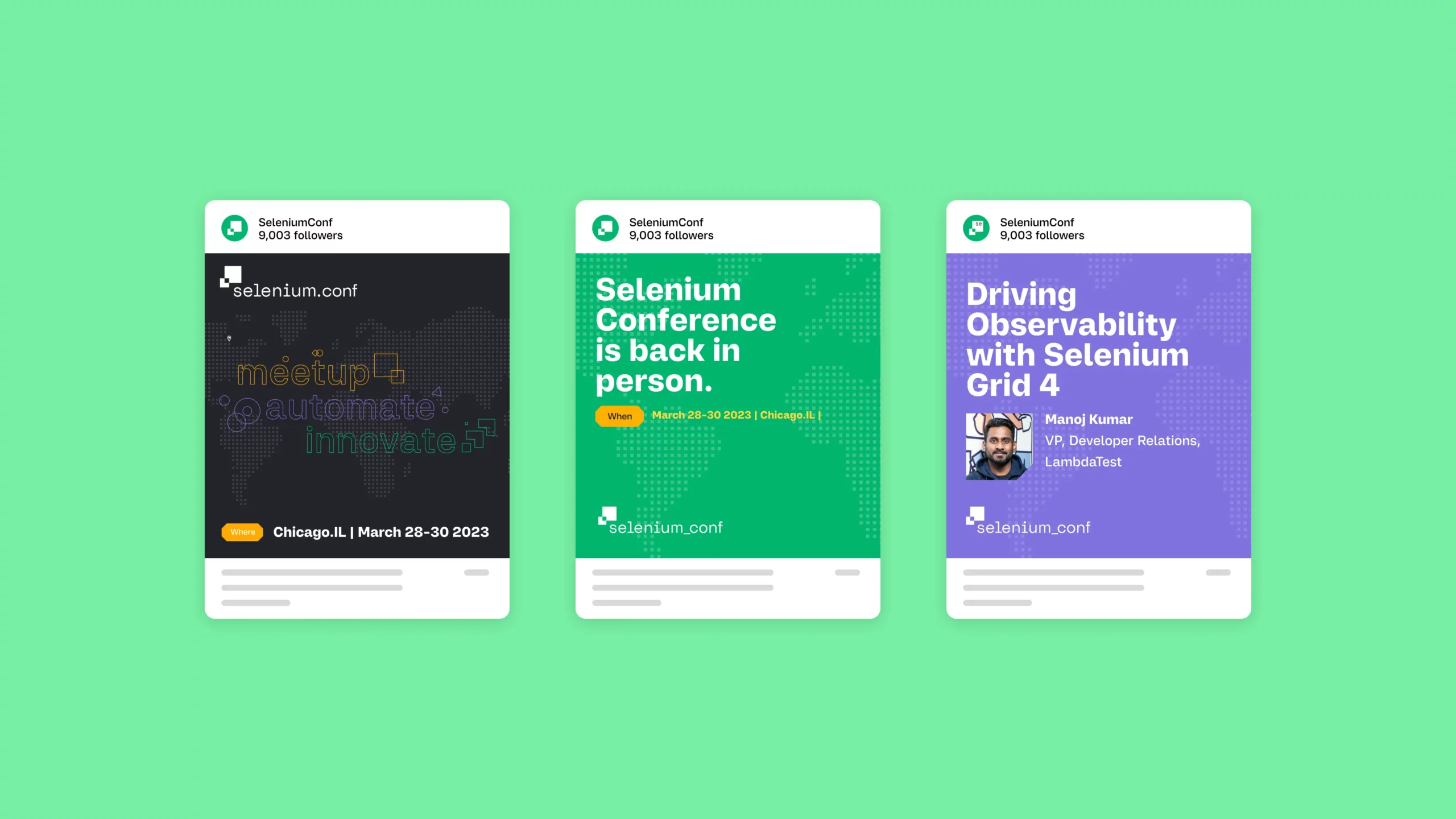 Selenium Conference PS Design Branding & Design Studio