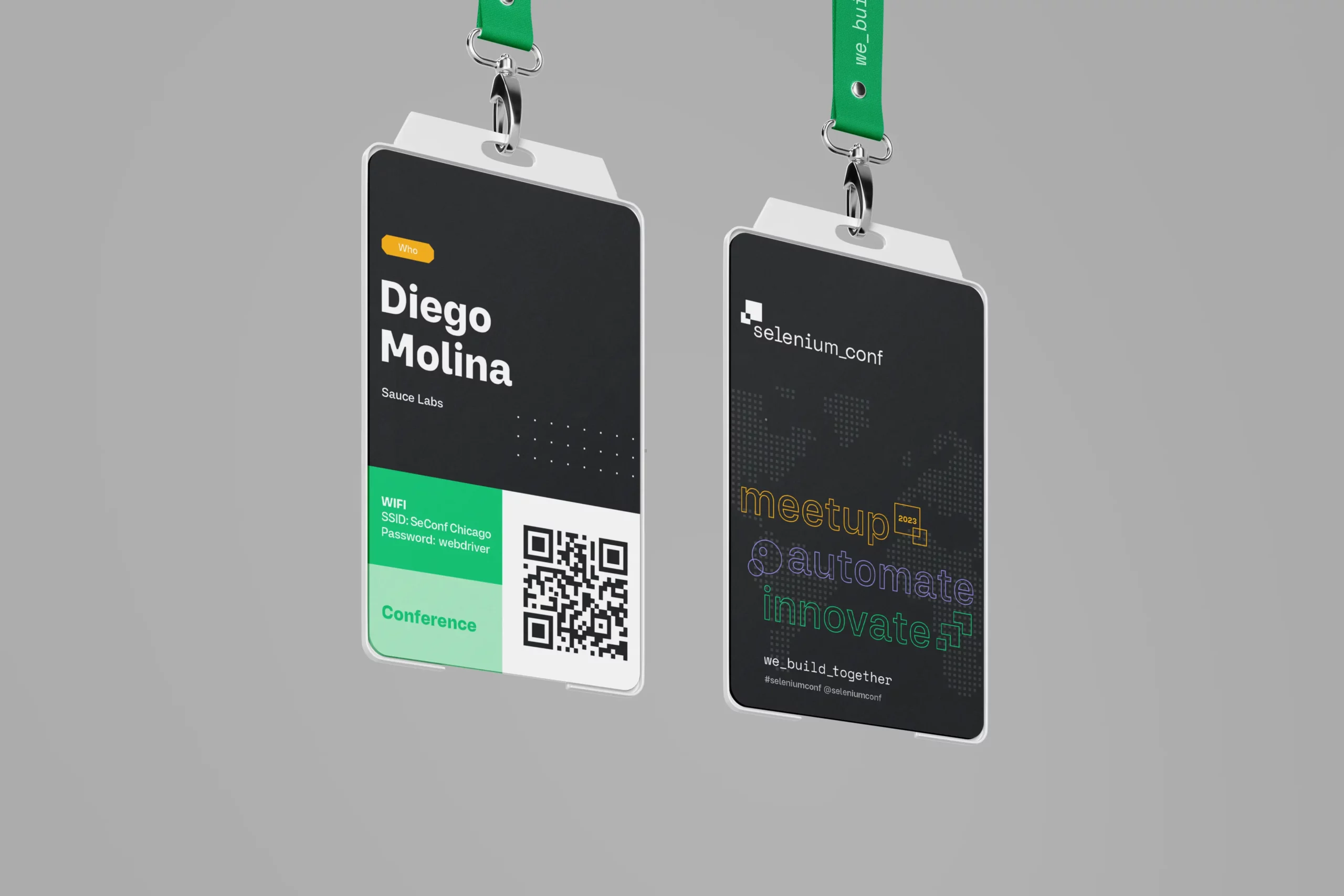 Selenium Conference badges